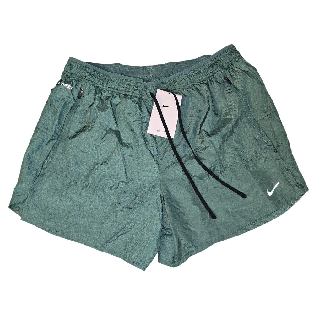 Nike Stride Running Shorts Men's Large 5" Dri-FIT Green NWT